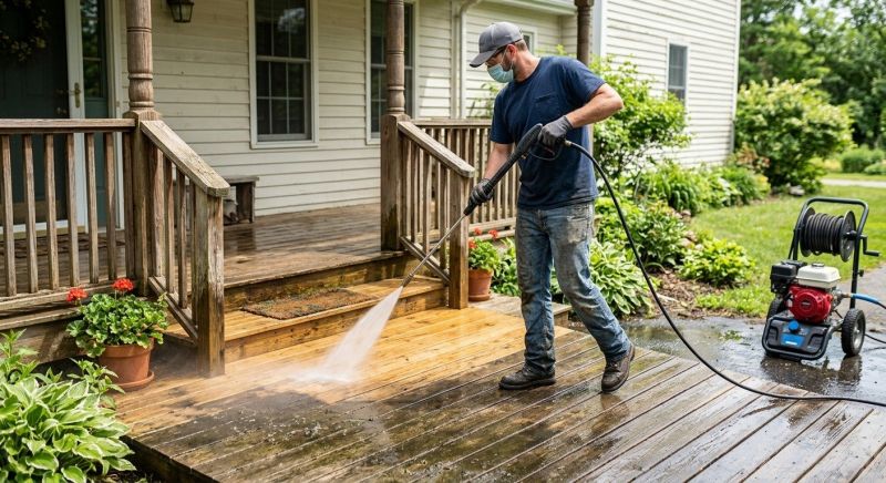 Porch Pressure Cleaning Service