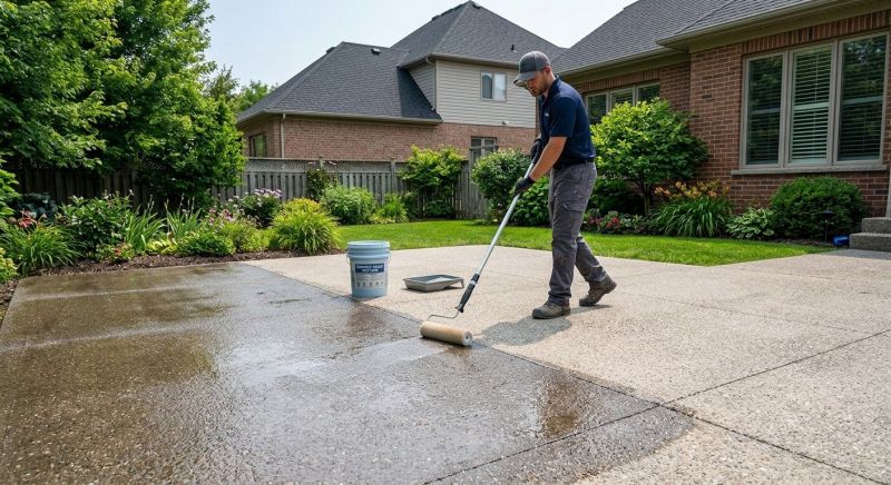 Concrete Walkway Sealing in Puyallup, WA