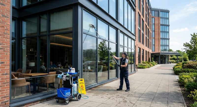 Strip Mall Window Cleaning in Littleton, CO